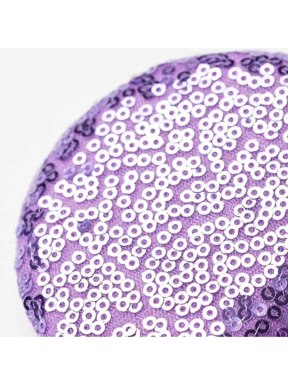 Women Purple Shiny Bow Mickey Mouse Hair Headband For Cosplay